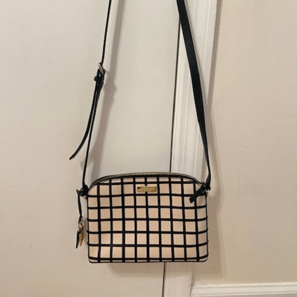 Kate Spade Black and Cream Crossbody Bag